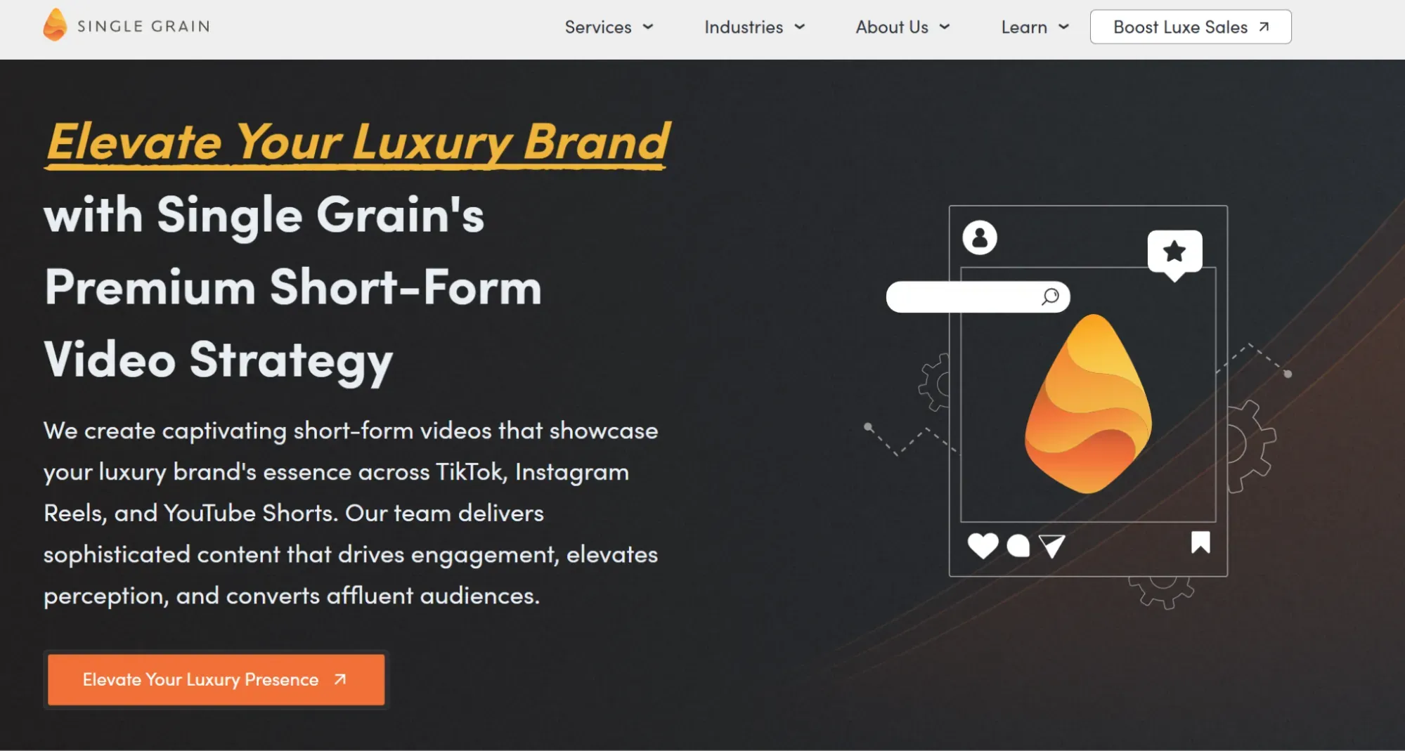 Short-Form Video Agency - Single Grain