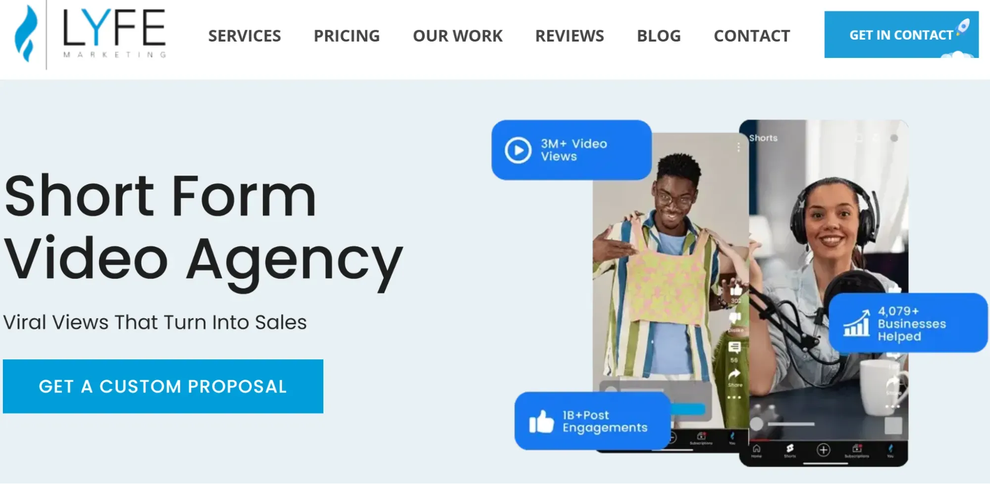 Short-Form Video Agency - Lyfe Marketing