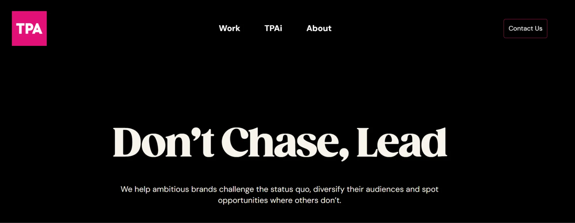 Creative Agency - TPA