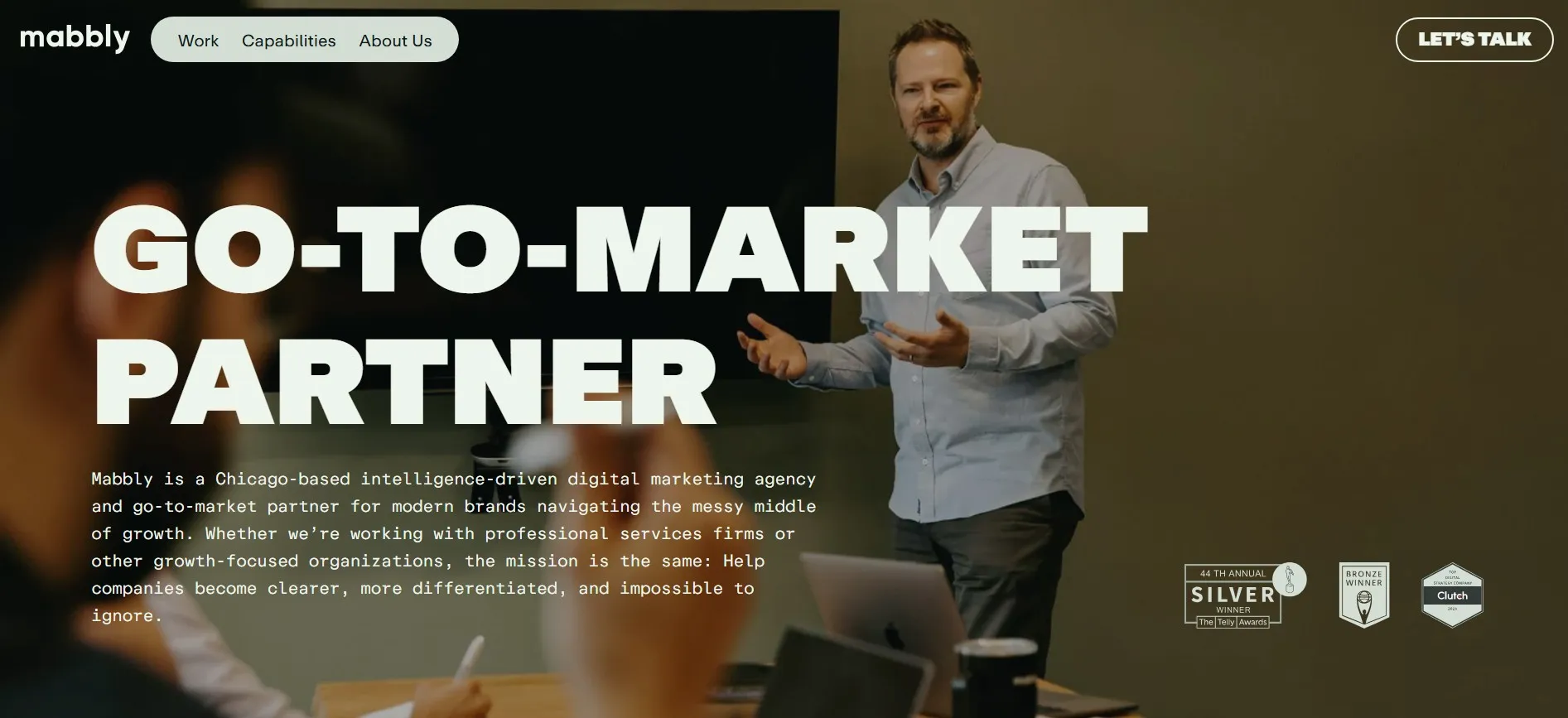 Mabbly go-to-market agency for B2B brand, sales, and marketing alignment.