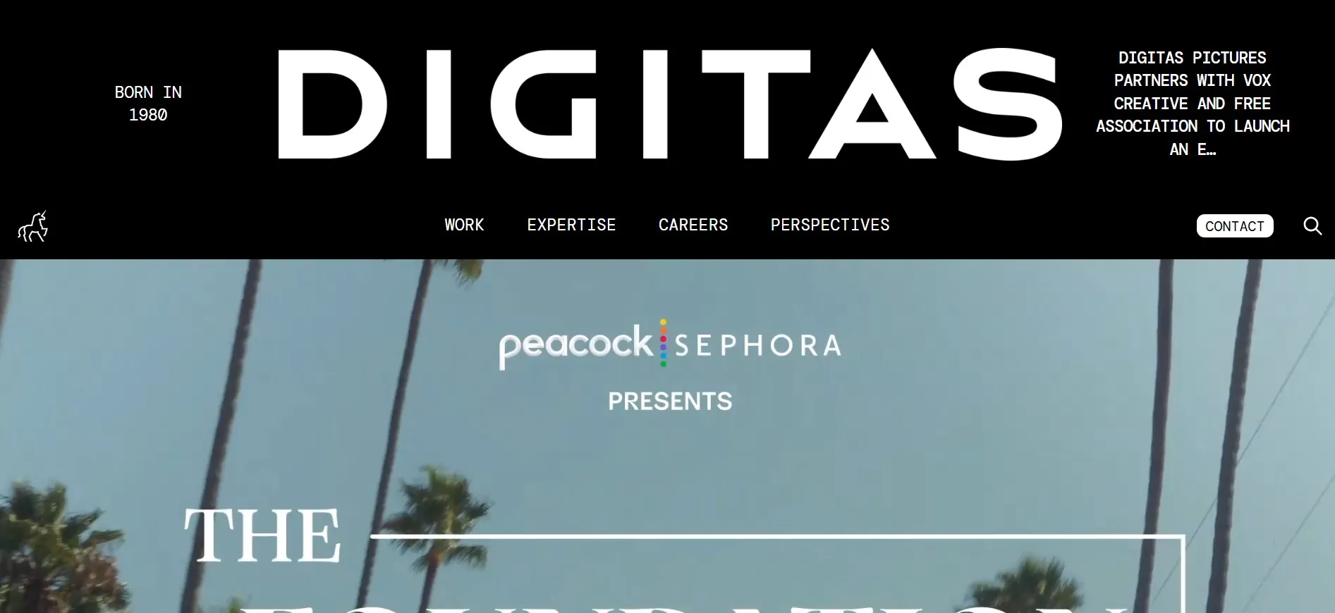 Digitas creative and media agency producing branded digital campaigns.