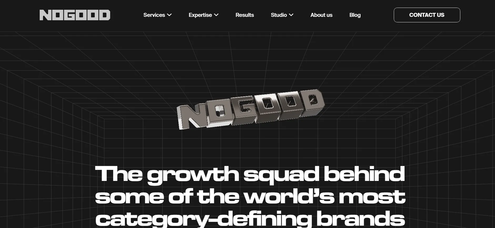 NoGood growth agency for category brands using media, creative, and data.