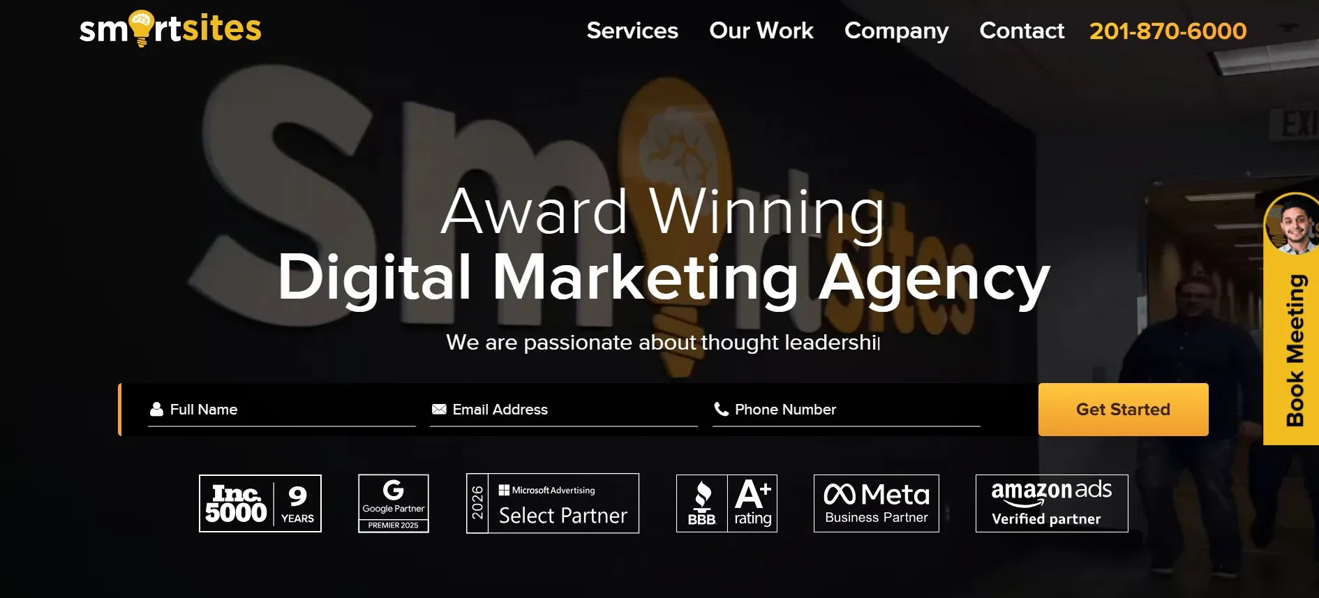 SmartSites digital agency for SEO, PPC, web design, and email marketing.