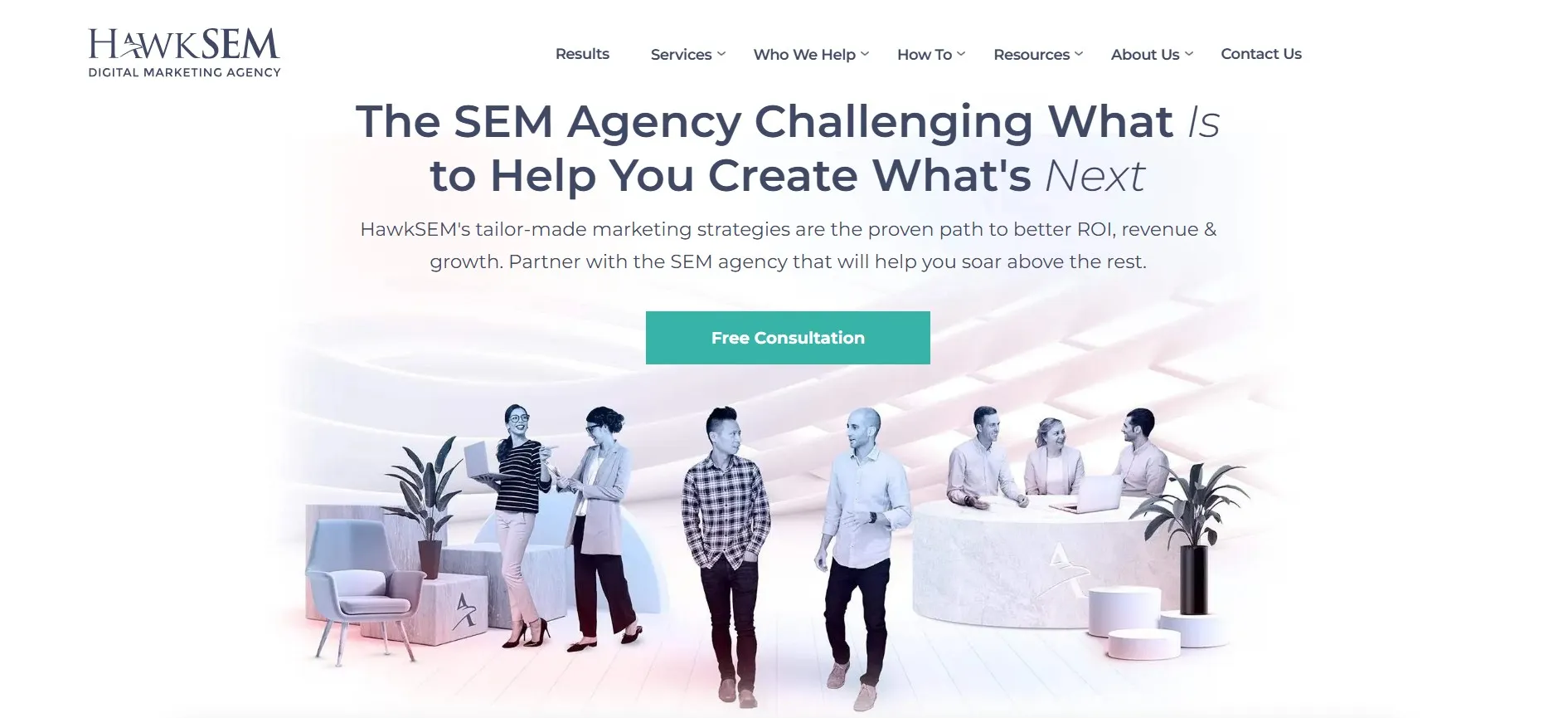 HawkSEM agency for SEM, paid search, SEO, and revenue-focused campaigns.
