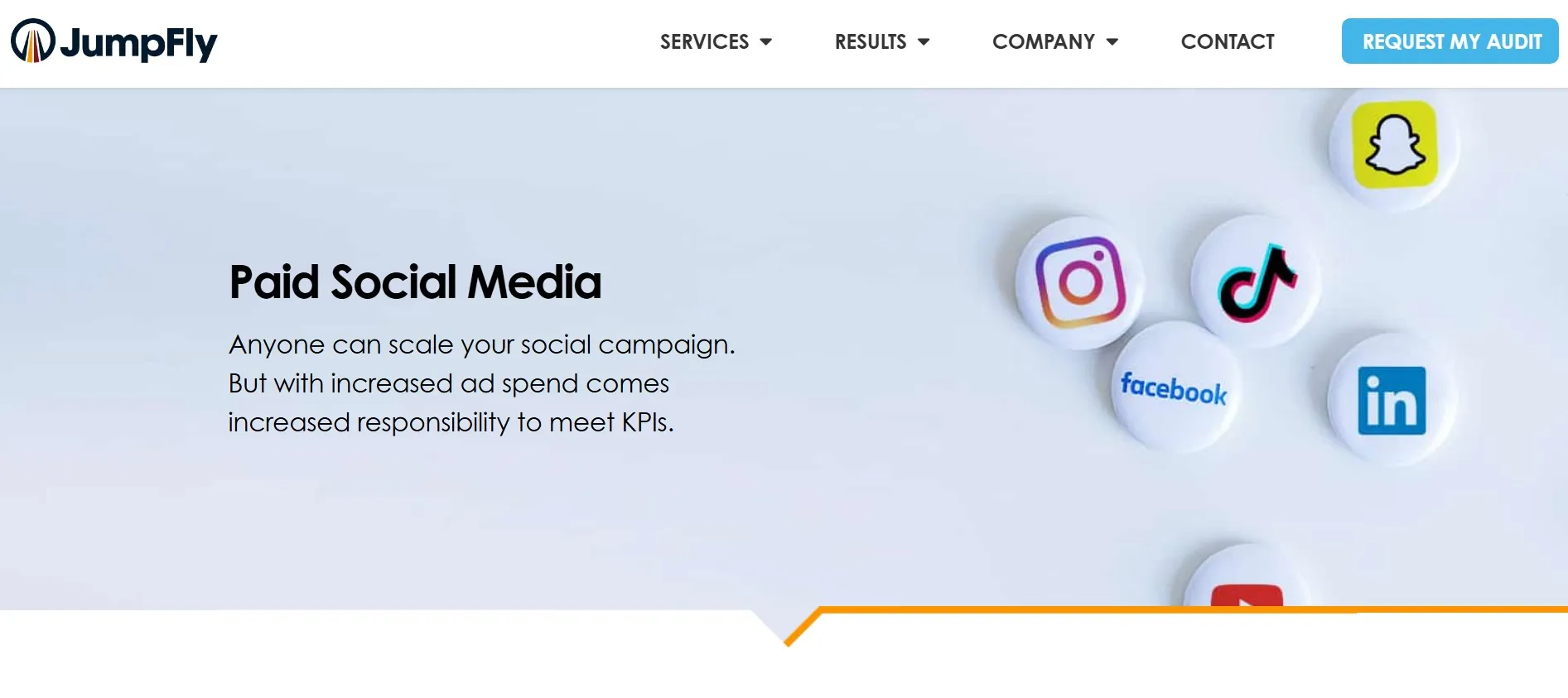 JumpFly manages paid social campaigns with a KPI-focused media strategy.