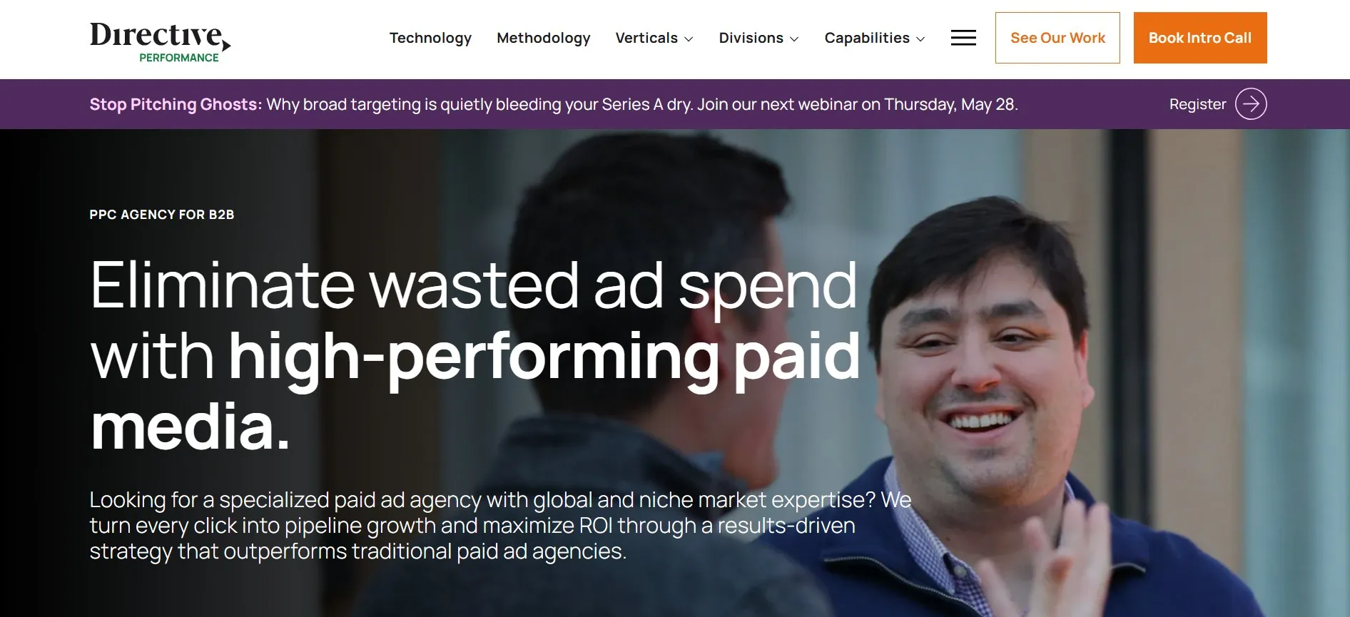 Directive provides B2B paid media campaigns that reduce wasted ad spend.