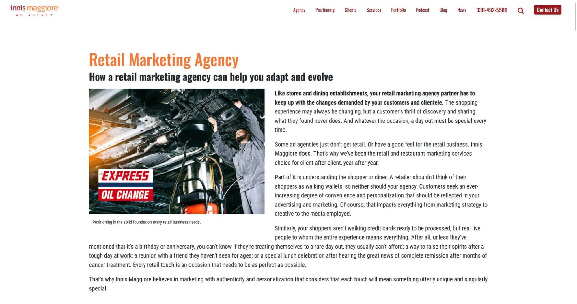 Retail Marketing Agency - Innis Maggiore