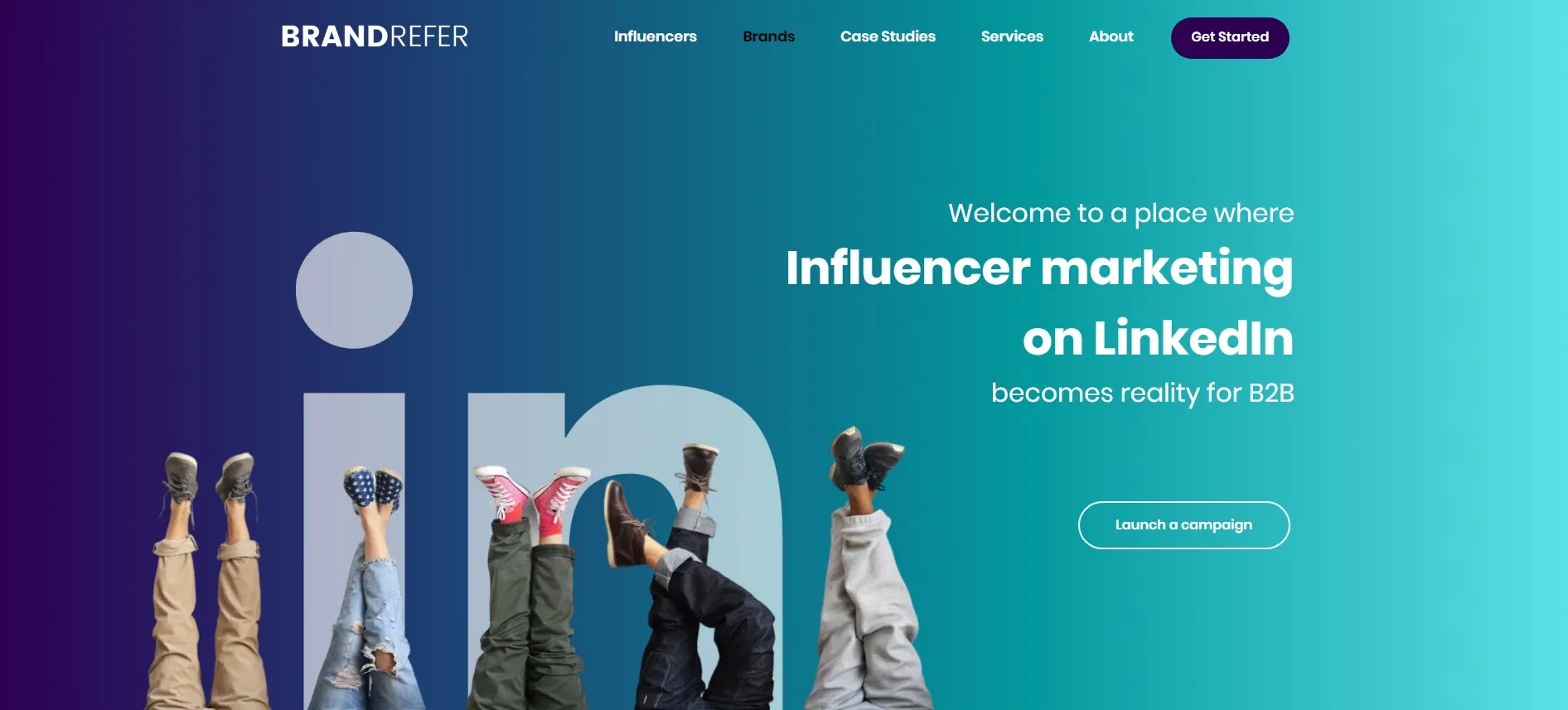 BrandRefer LinkedIn influencer marketing agency for B2B campaigns.