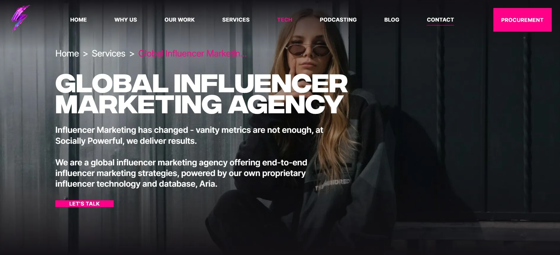 Socially Powerful global influencer marketing agency with creator tech.