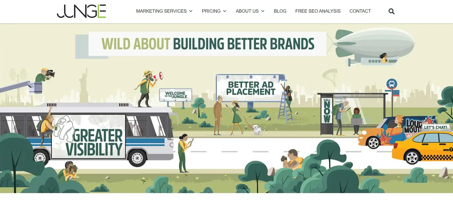 Jungle Communications creates ad, SEO, and media campaigns for NJ brands.
