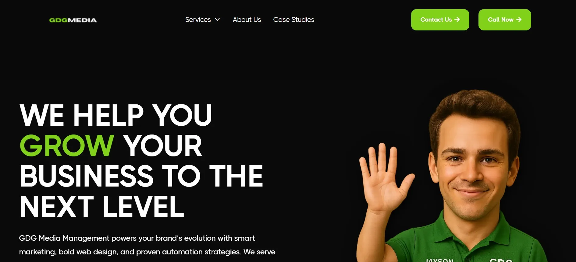 GDG Media Management runs local ads, web design, and automation campaigns.