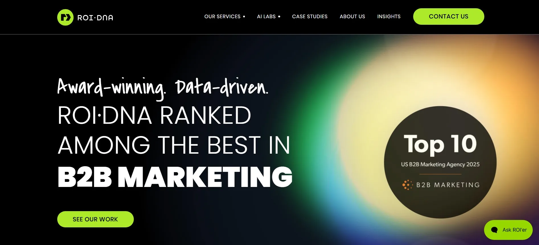 ROI·DNA B2B marketing agency for ABM, paid media, and pipeline growth.