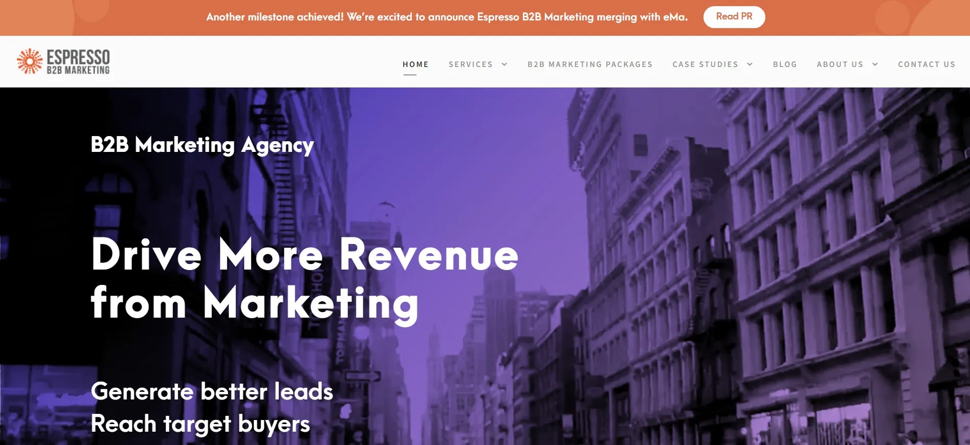 Espresso B2B Marketing for lead generation and HubSpot automation.