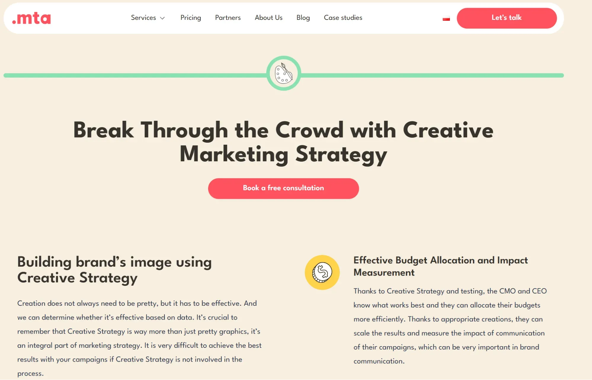 Creative Strategy Agency - MTA Digital