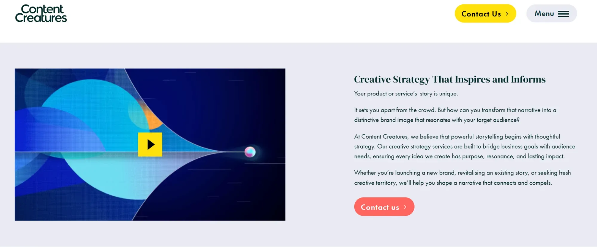 Creative Strategy Agency - Content Creatures