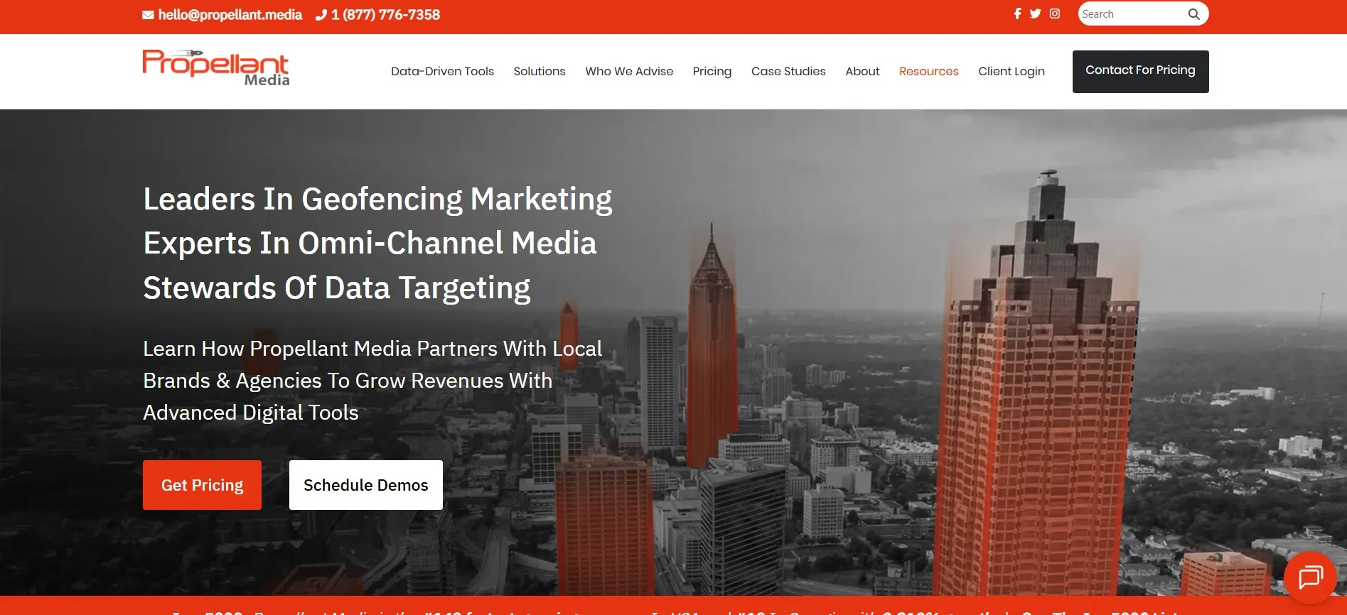 Propellant Media geofencing and omnichannel media services in Atlanta.