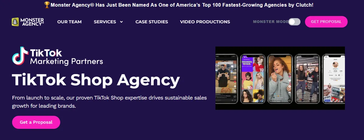 TikTok Shop Agency - Monster Agency