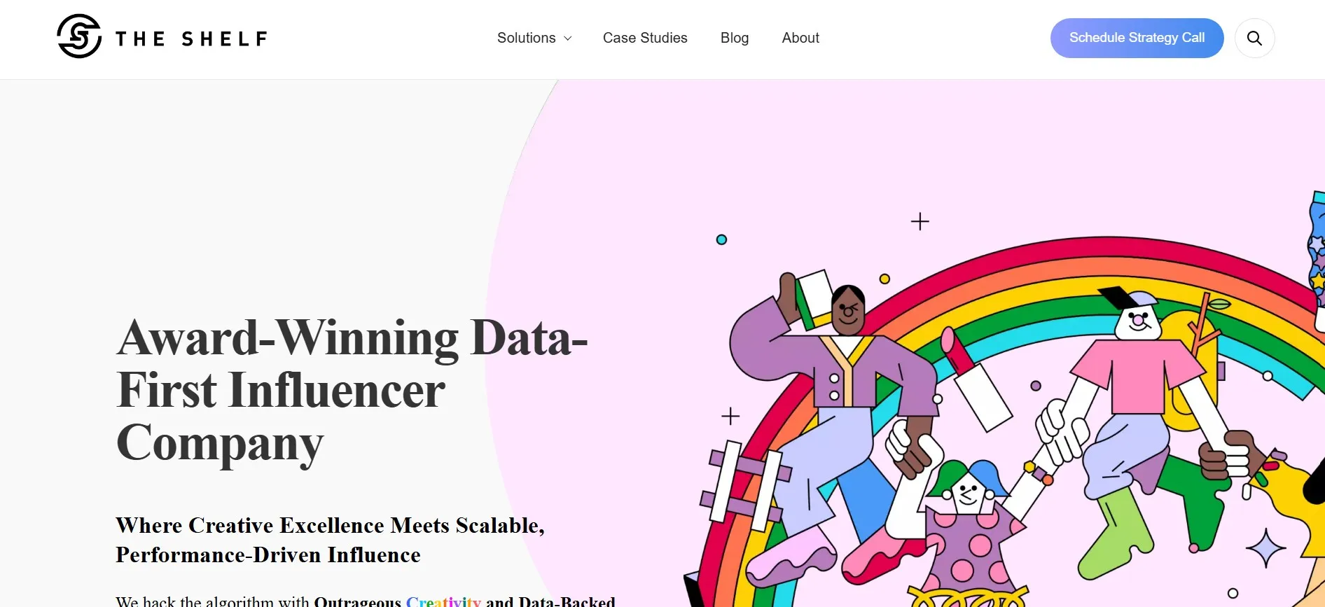 The Shelf builds data-driven influencer campaigns and creative testing.