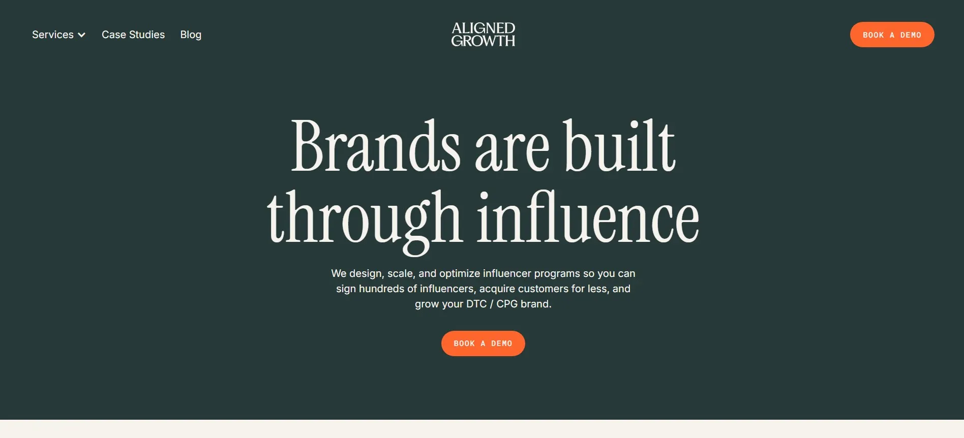 Aligned Growth scales influencer seeding and whitelisting for DTC brands.