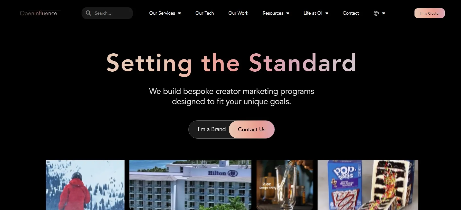 Open Influence builds cross-platform creator programs for global brands.
