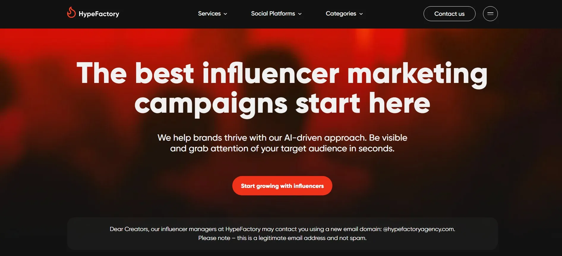 HypeFactory uses AI to run cross-market influencer campaigns for brands.