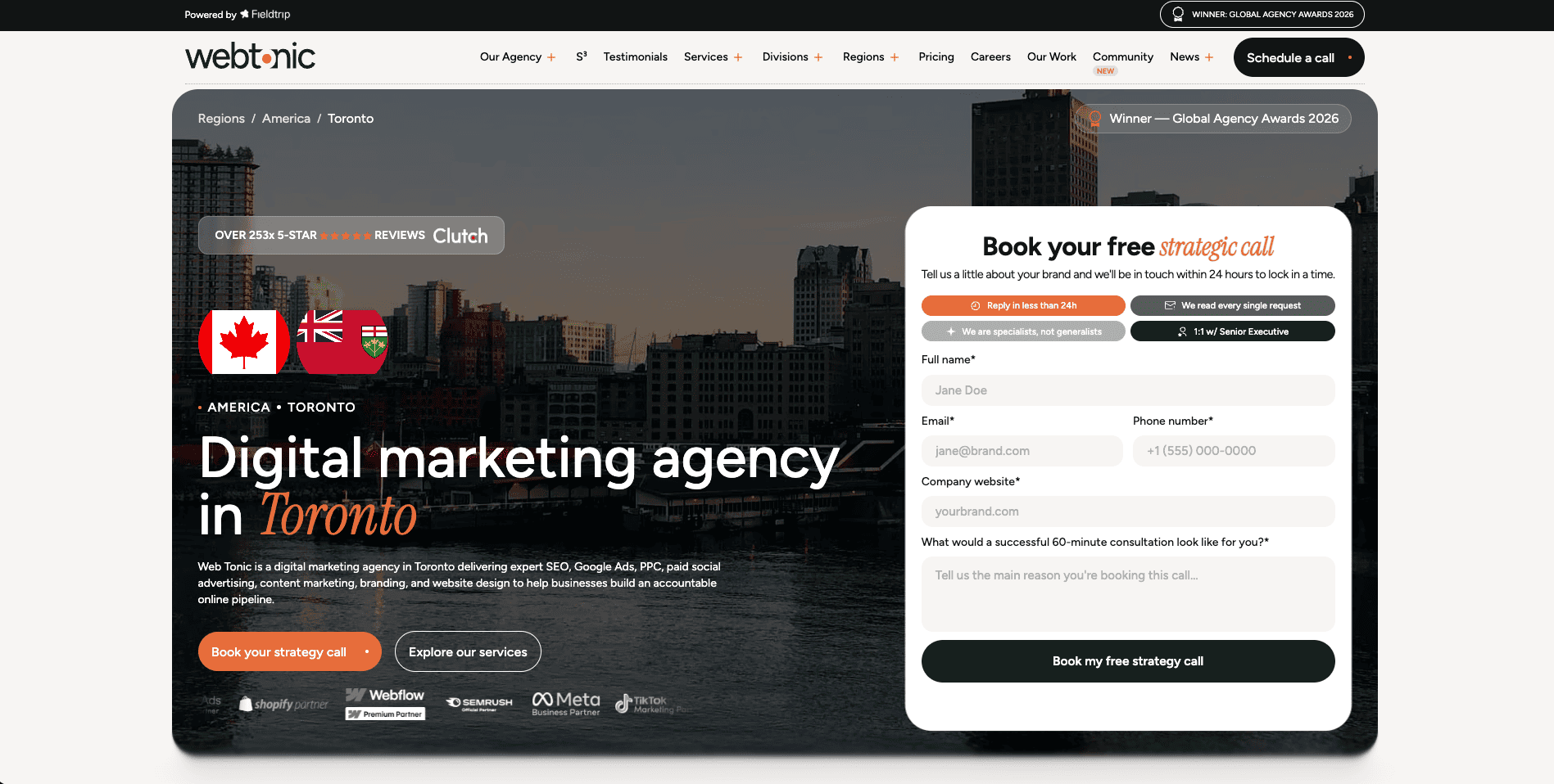 Social Media Agency in Toronto - Web Tonic