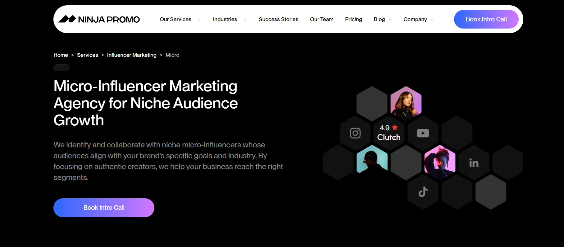 Micro-Influencer Marketing Agency - Ninja Promo