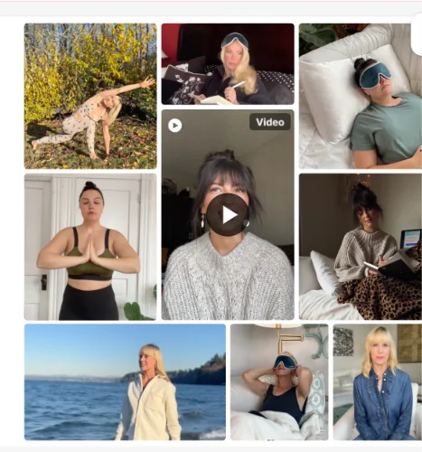 Authentic testimonial content from the Mindbloom micro-influencer campaign