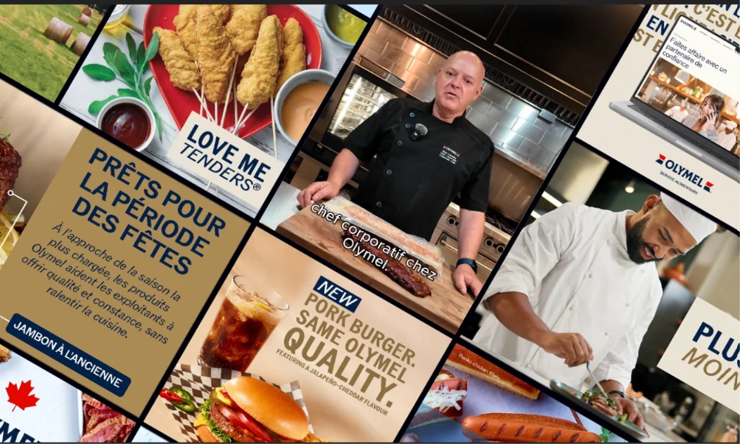 Serotina Media's social media management for Olymel Foodservice