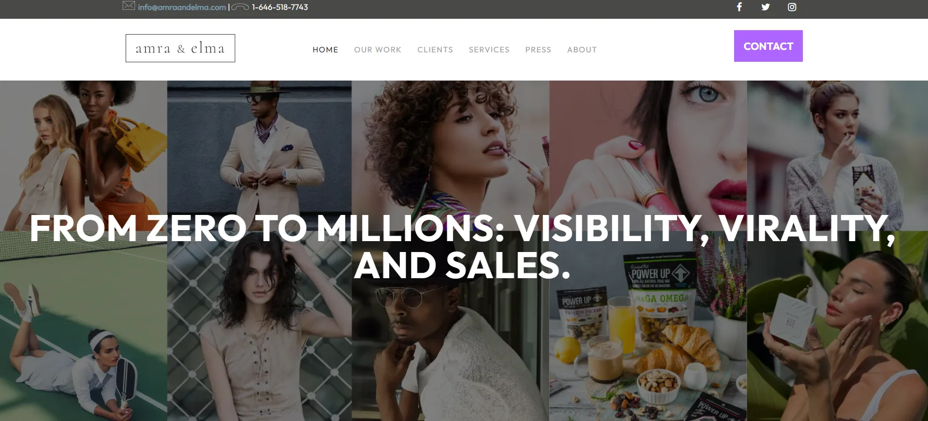 Amra & Elma creates influencer content for nutrition and wellness brands.