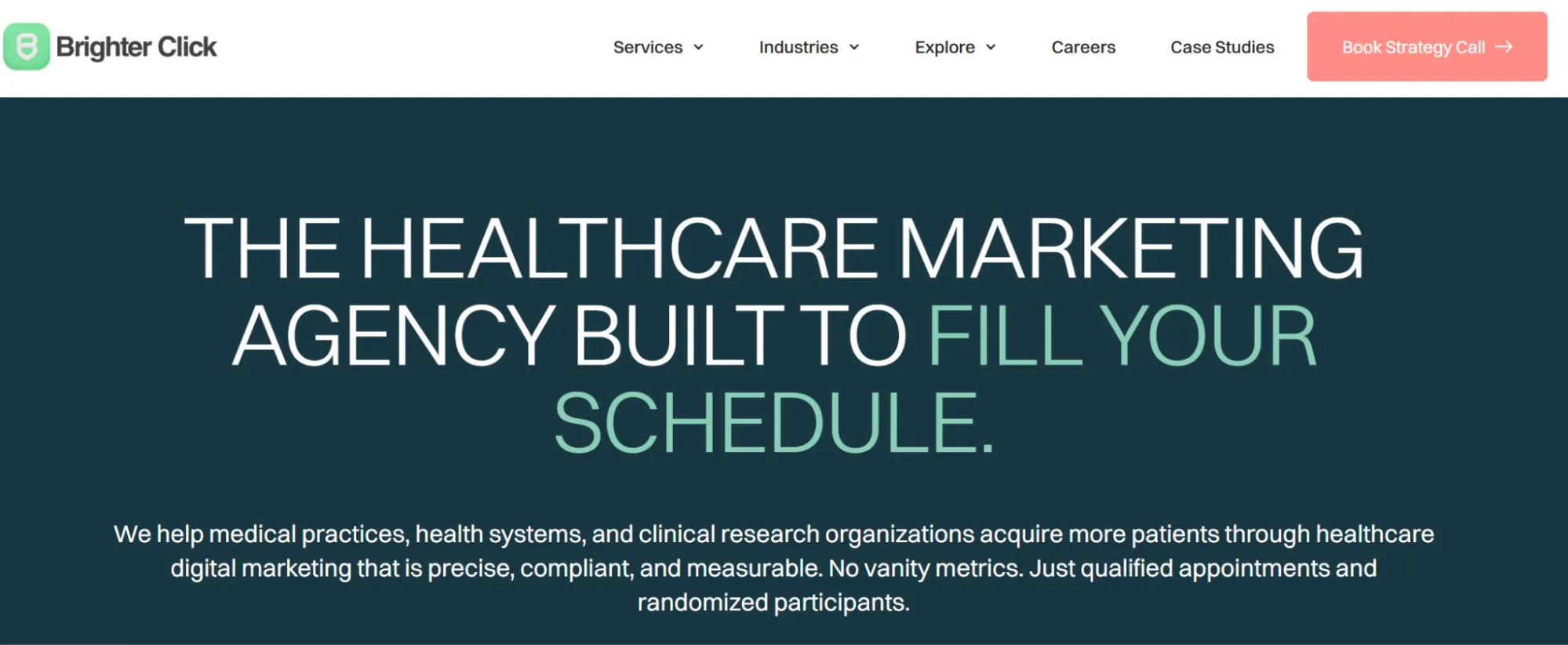 Brighter Click: Best for HIPAA/FDA-Compliant Healthcare UGC at Scale