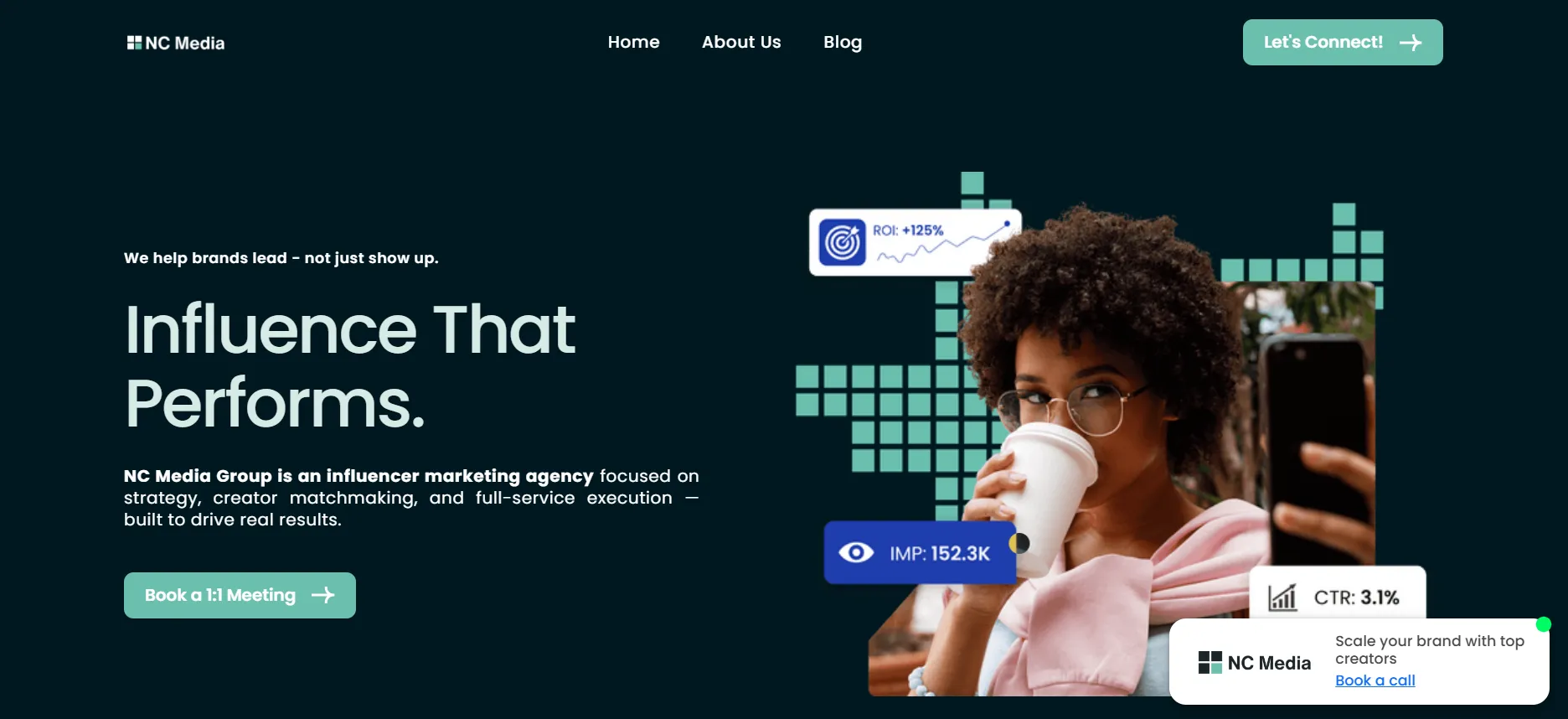 NC Media manages creator campaigns and paid UGC ads for lifestyle brands.