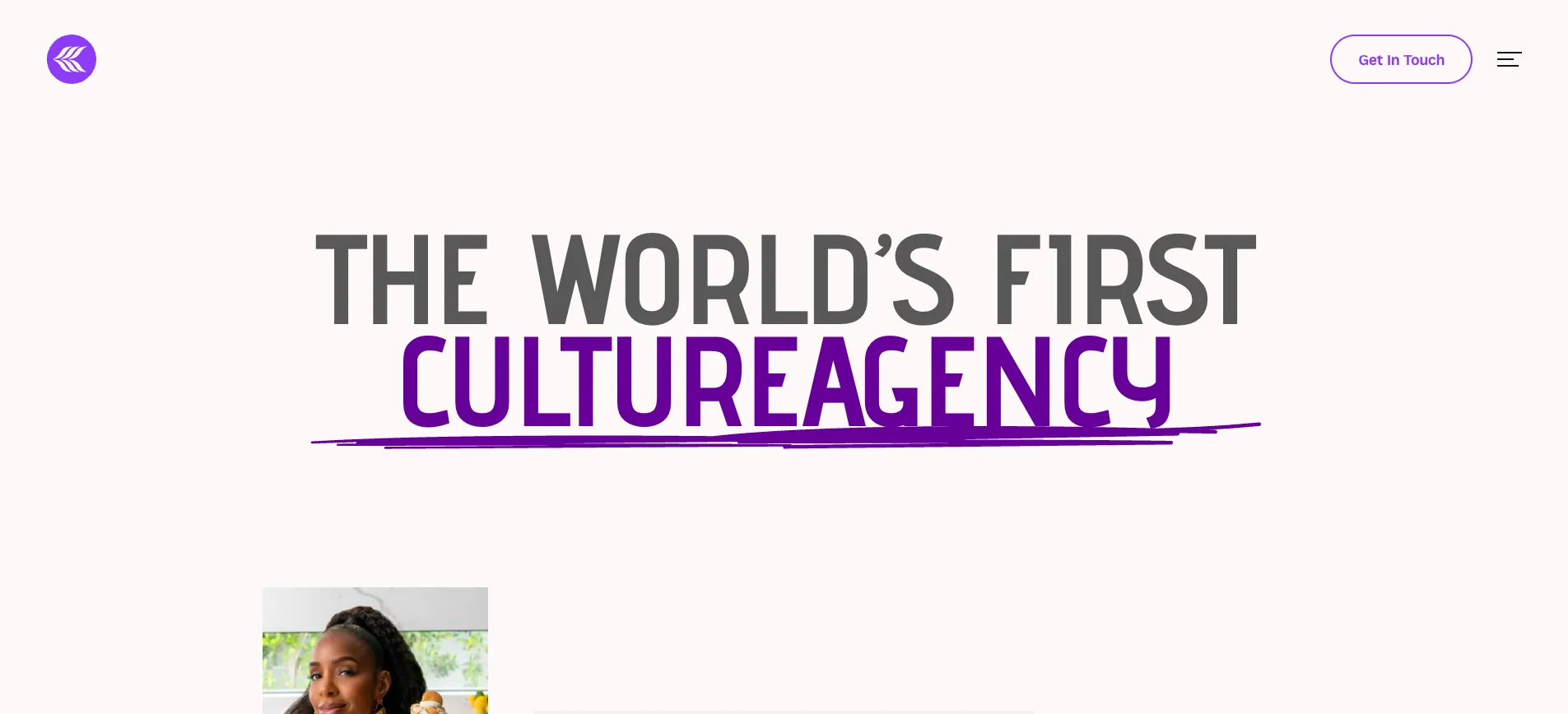Cashmere Agency website screenshot