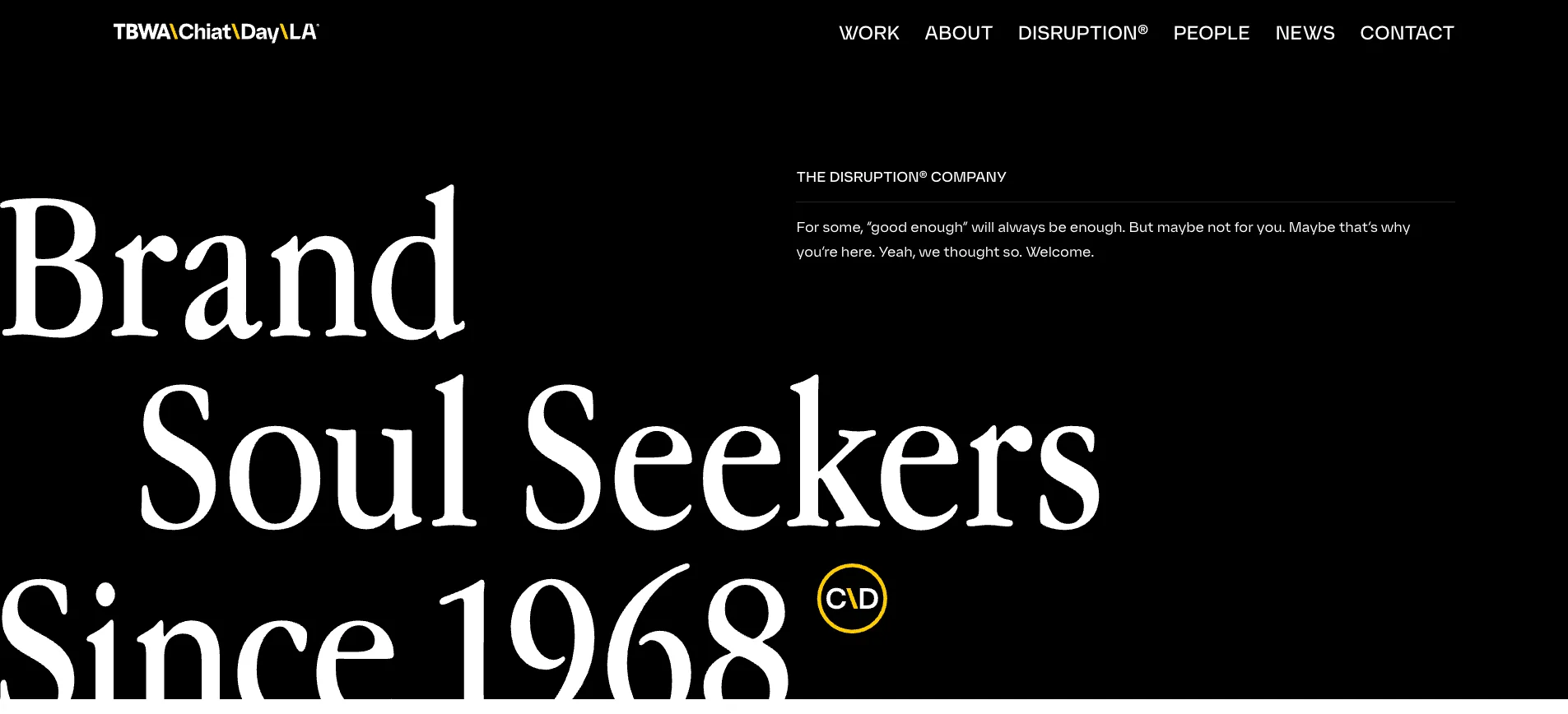 TBWA\Chiat\Day website screenshot