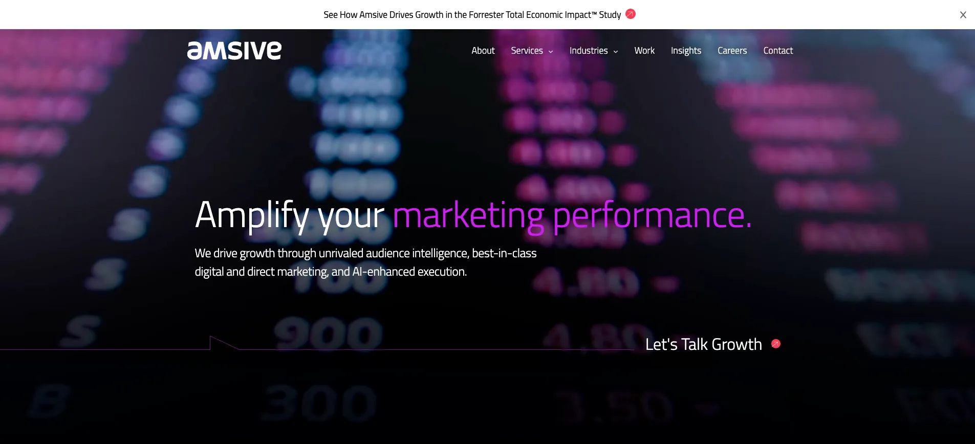 Amsive website screenshot