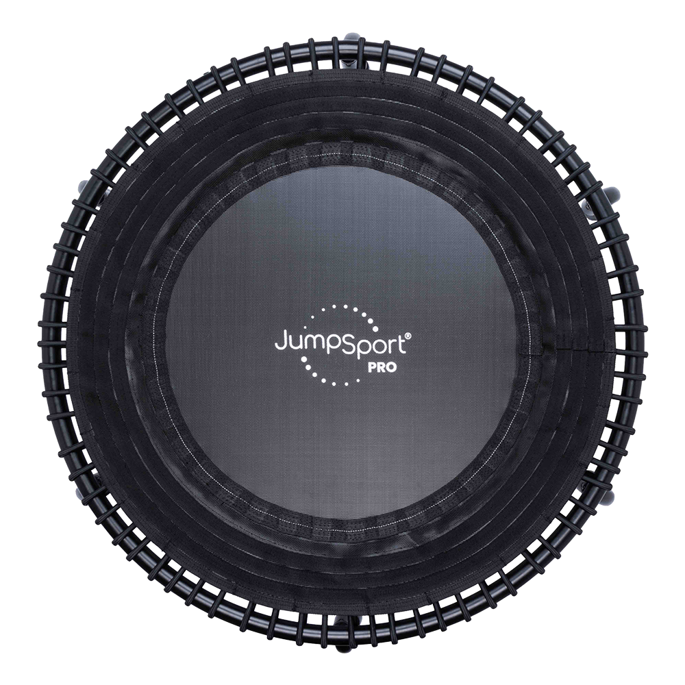 JumpSport 350 PRO Fitness Trampoline Black