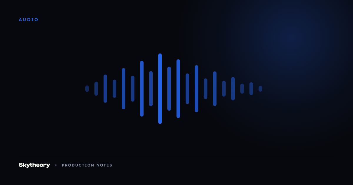 Illustration: an audio waveform