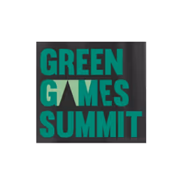Green Games Summit logo with stylized letter A as a green triangle.