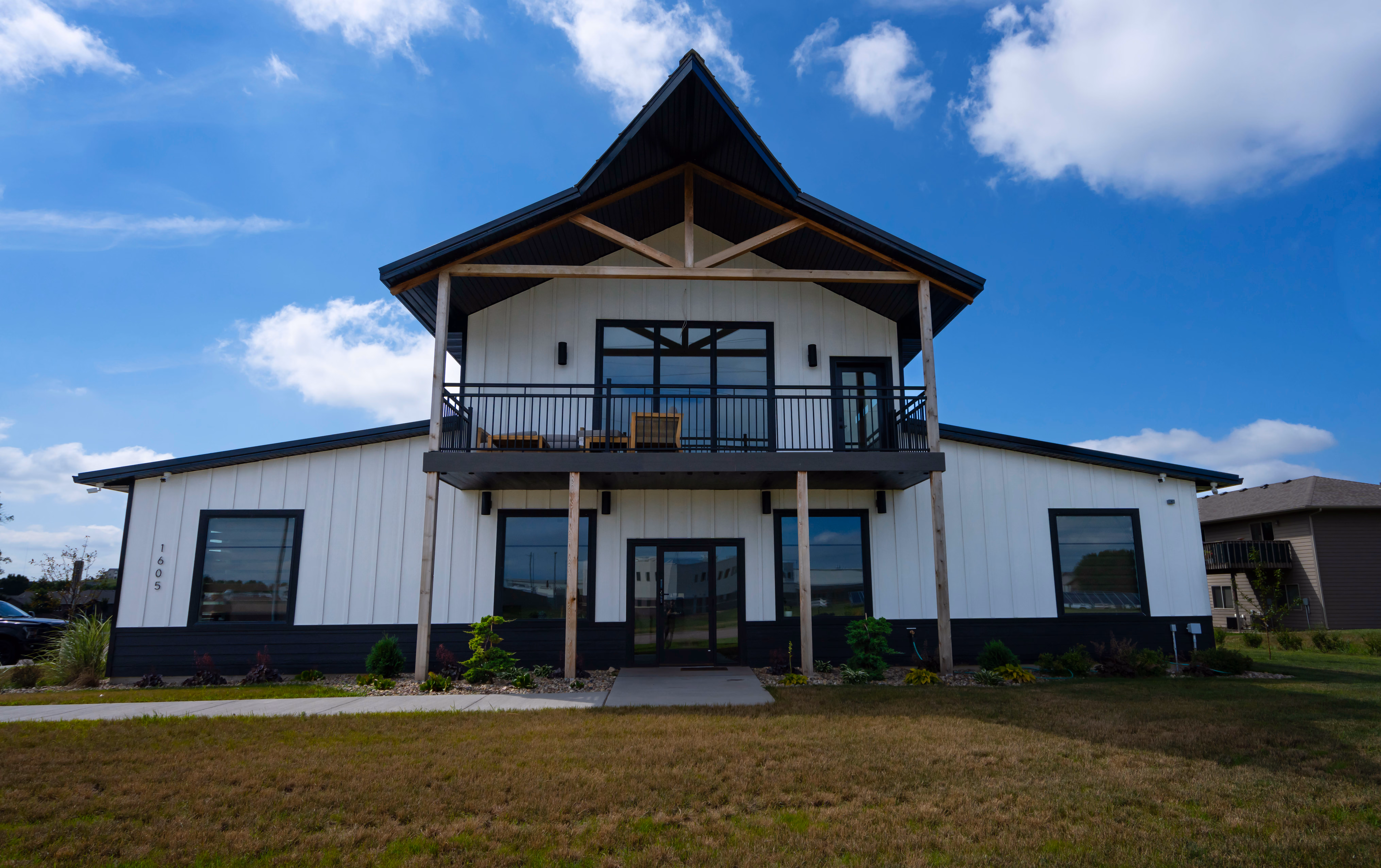 Front view of OdeCo office building in Brandon, SD.