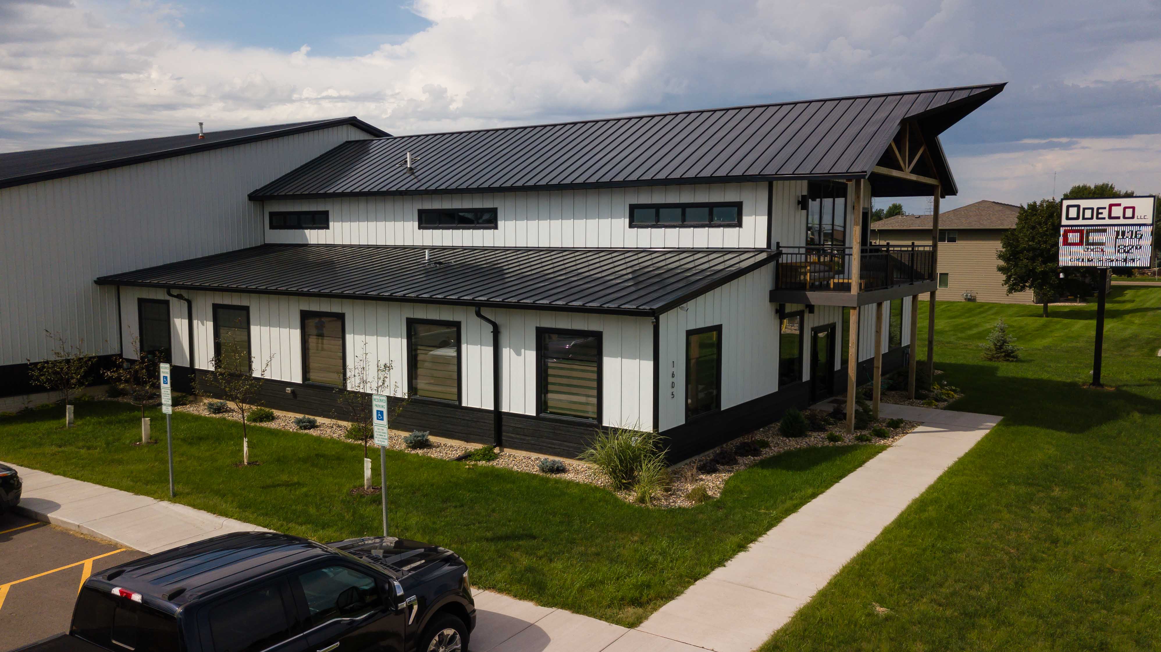 Exterior view of the OdeCo office in Brandon, SD