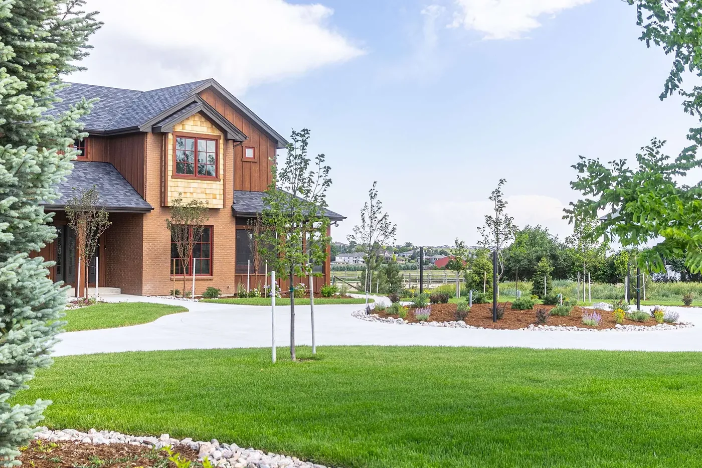Landscape and hardscape project by Belmire