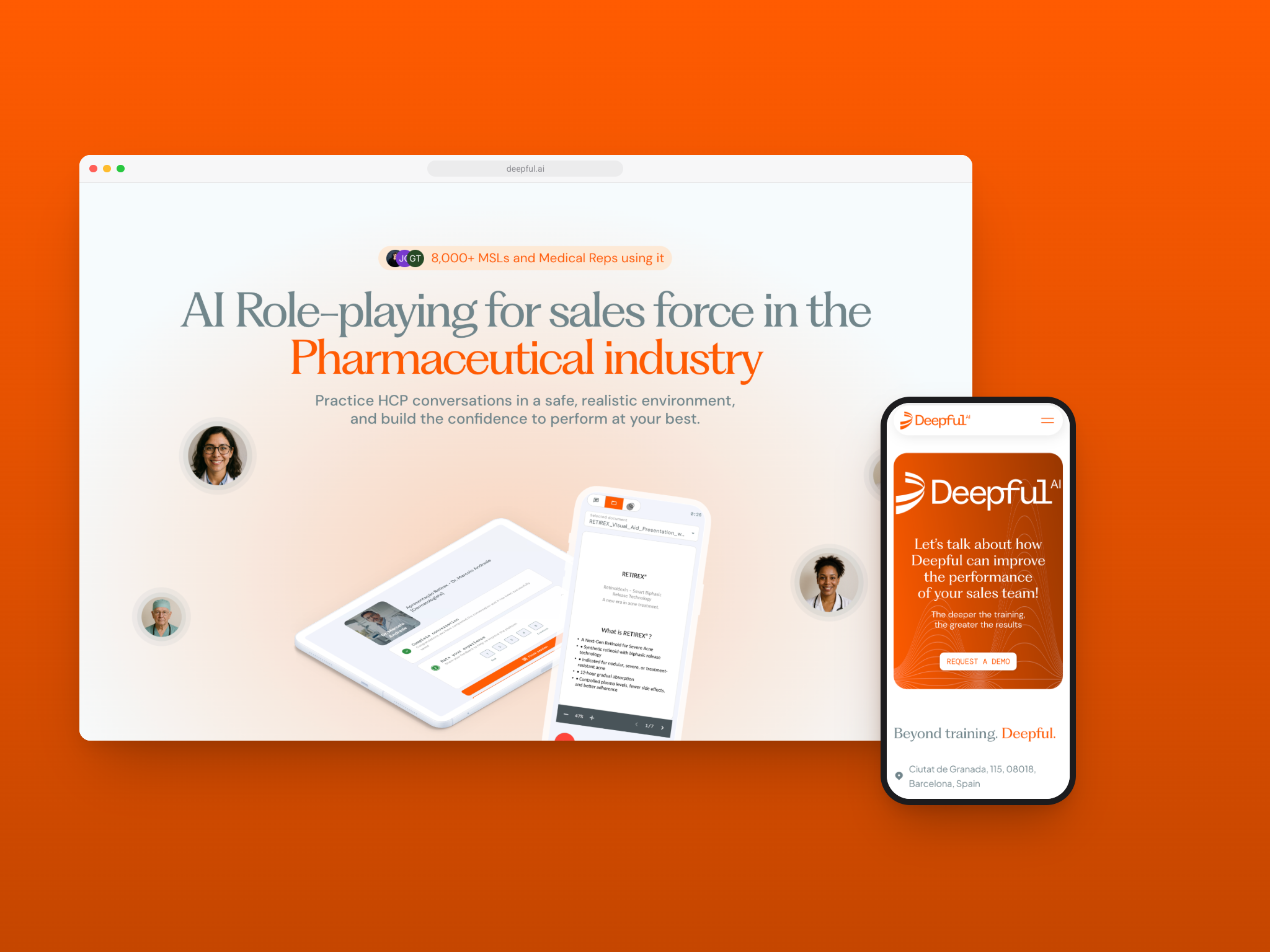 A pharma SaaS platform rebuilt in Framer from a supplied Figma, with a CMS driven blog, Rive animation in place of heavy video, and three languages.