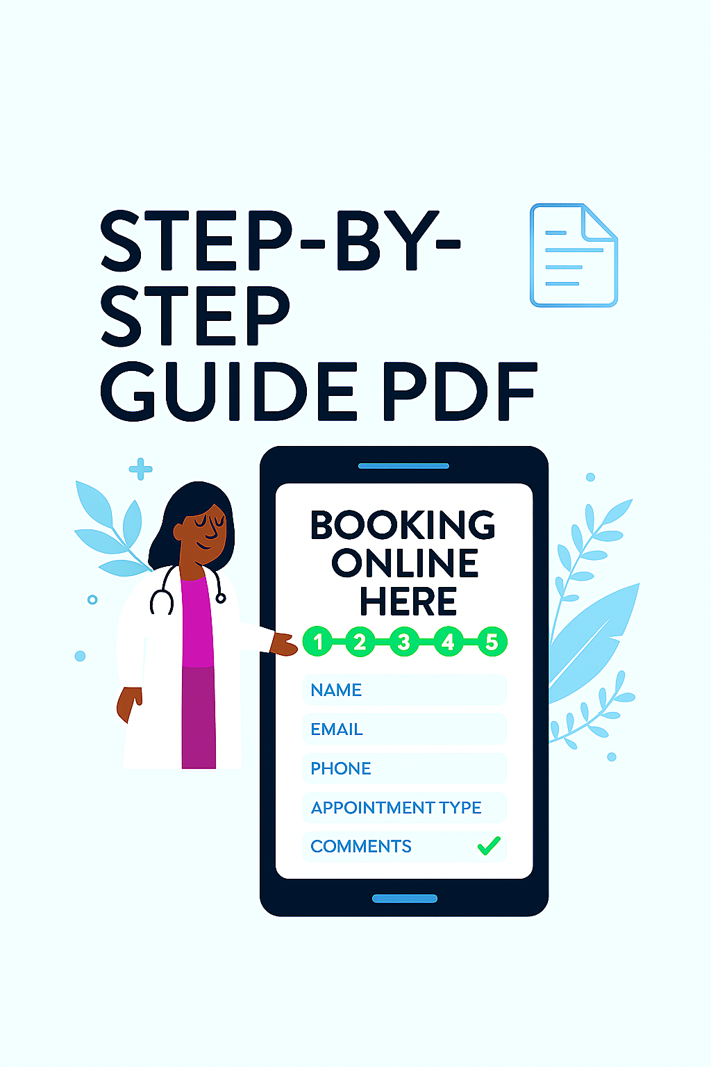 image of parents and staff discussing enrollment