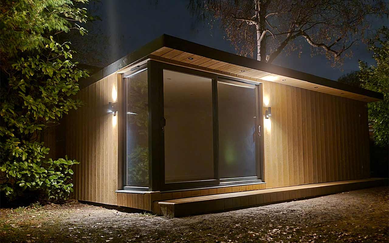 Hardie Board at night