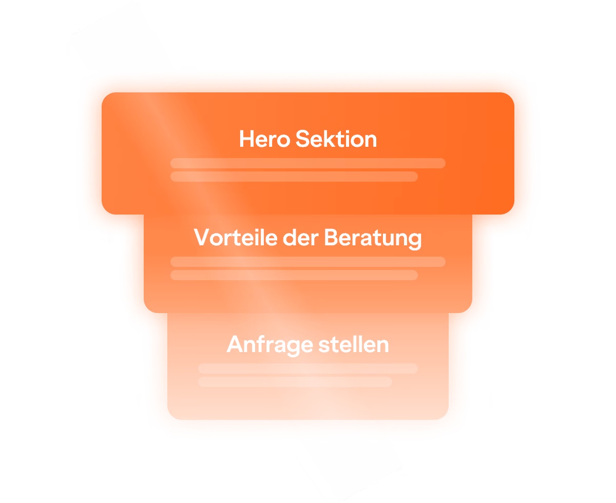 Überzeugende Struktur
