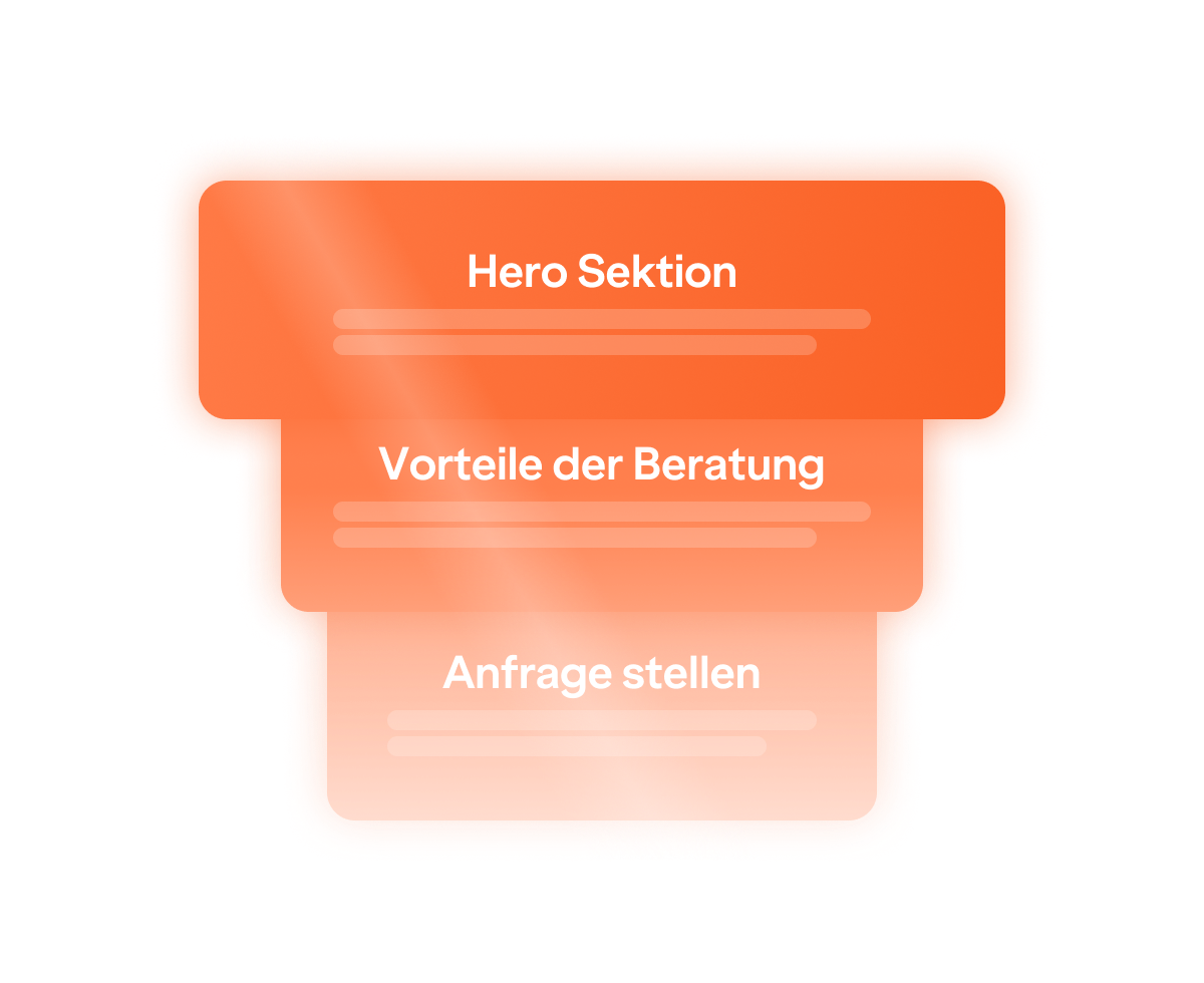 Überzeugende Struktur