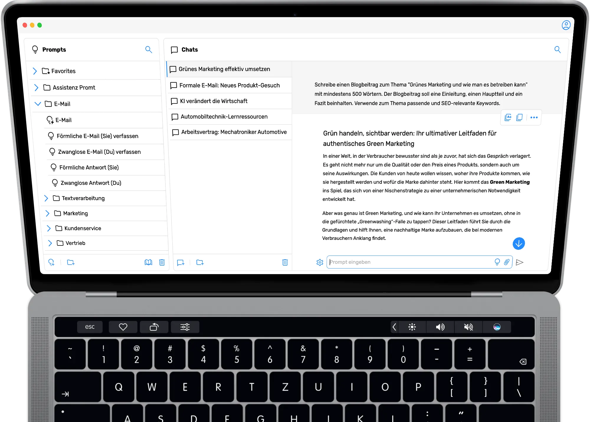 nele.ai Desktop Applikation