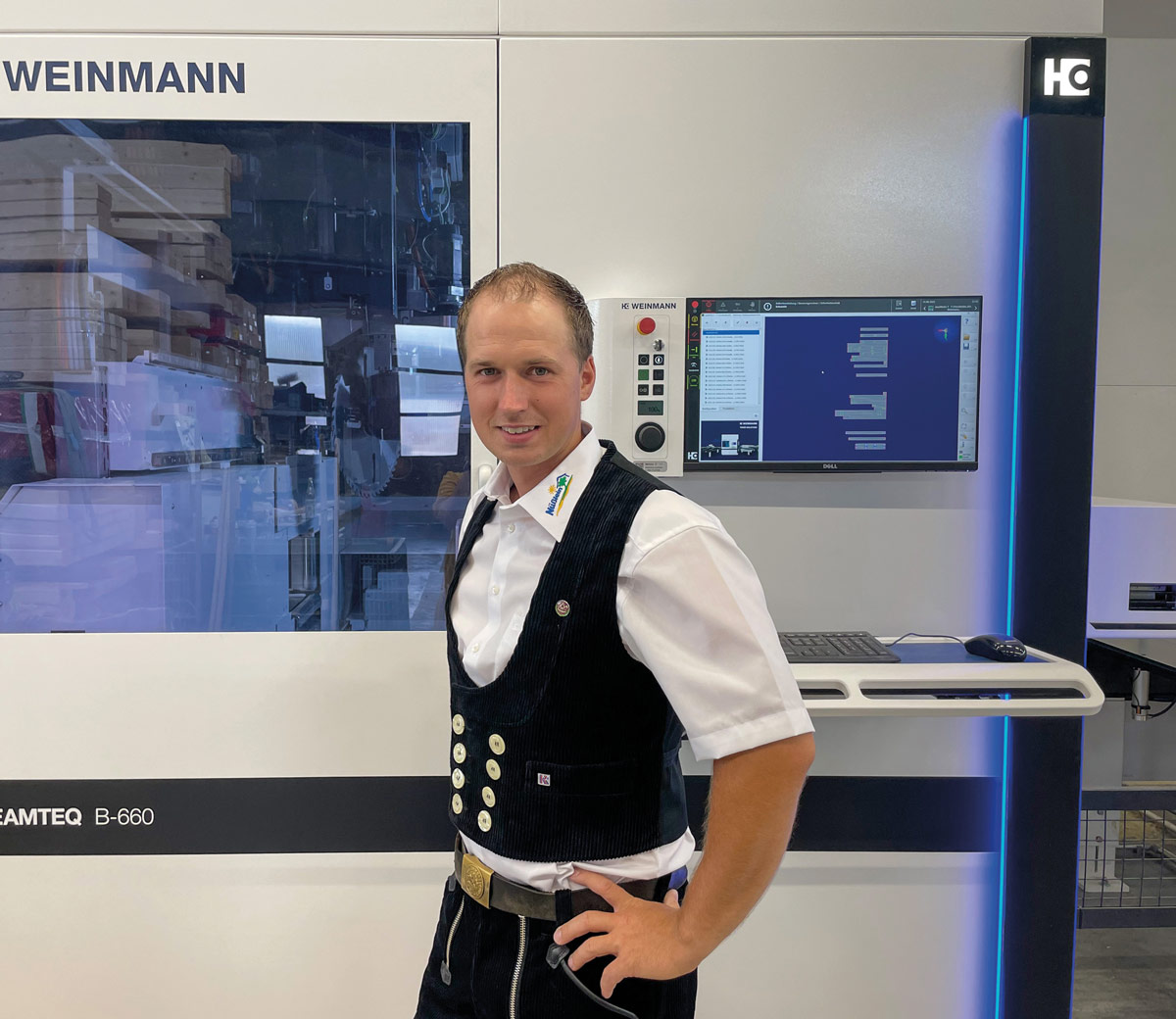 Geschäftsführer Andreas Nüßlein von Holzbau Nüßlein aus Zapfendorf bei Bamberg