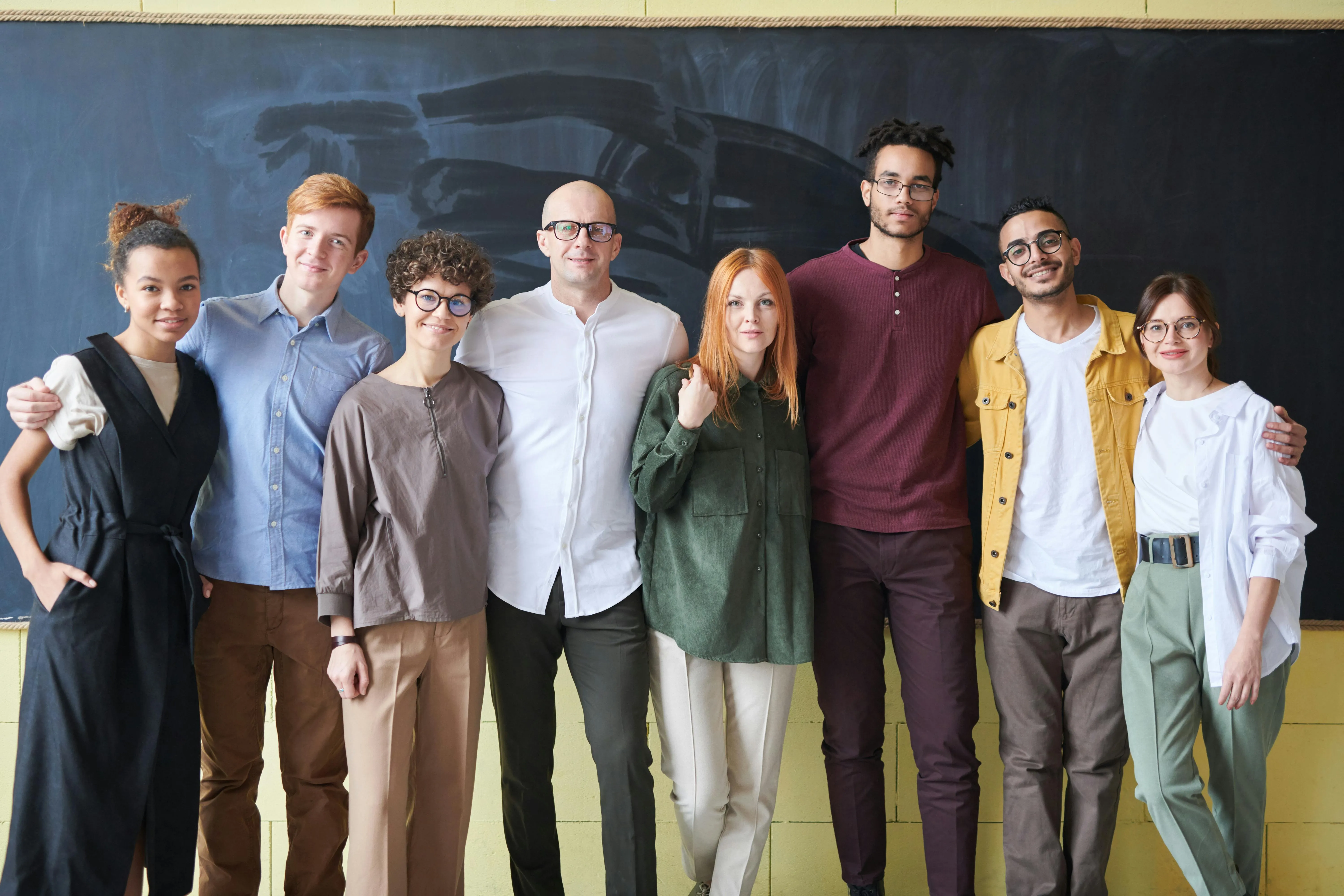a group photo of colleagues