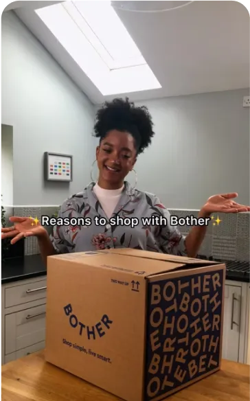 Women received a BOTHER package